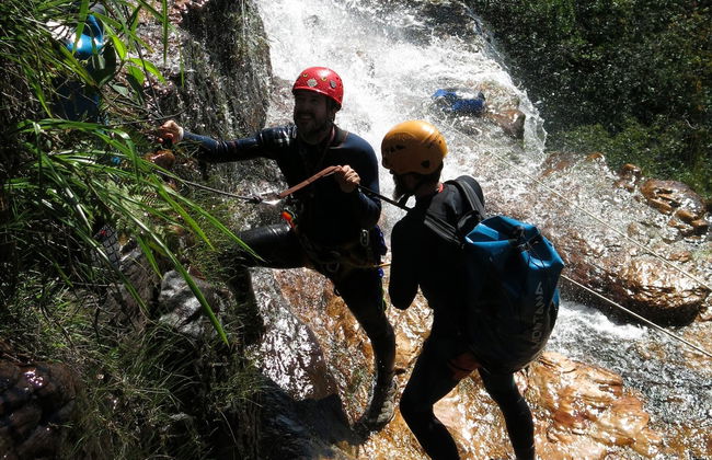 Descente en rappel de la cascade d'Água Fría - Photo 4