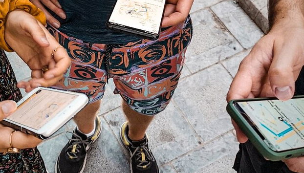 Lassen Sie sich von Ihrem Smartphone durch die Stadt führen