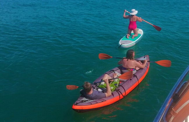 Charter privado por la mañana con bebidas, tapas, tablas de paddle y kayak - Foto 4
