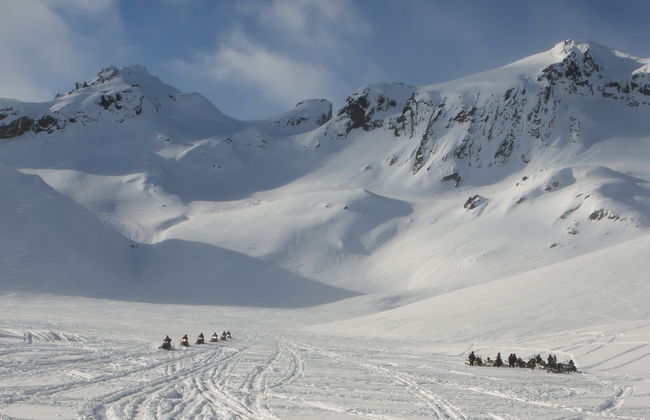 Balade en motoneige au glacier Langjökull - Photo 4