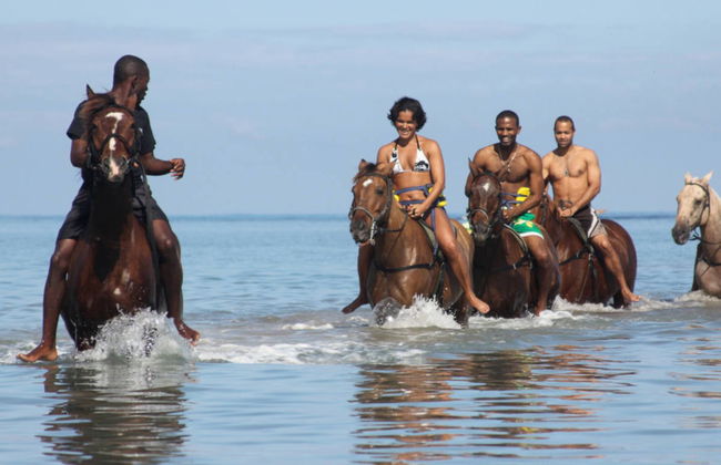 Paseo a caballo por la playa de Puerto Plata - Foto 1