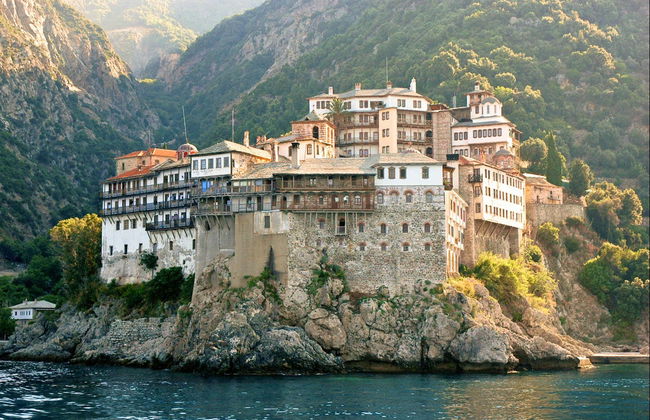 Passeio de barco com fundo de vidro pelo Monte Atos - Foto 1