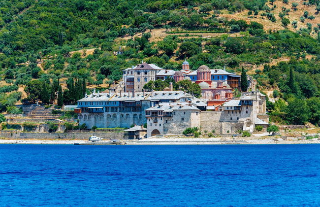 Passeio de barco com fundo de vidro pelo Monte Atos - Foto 6