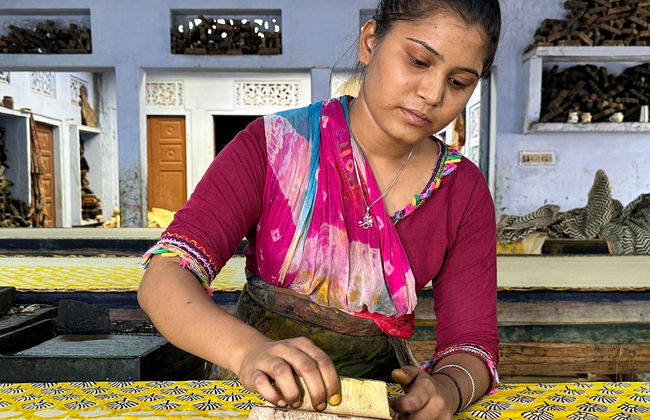 Taller de estampado tradicional en Jaipur - Foto 5