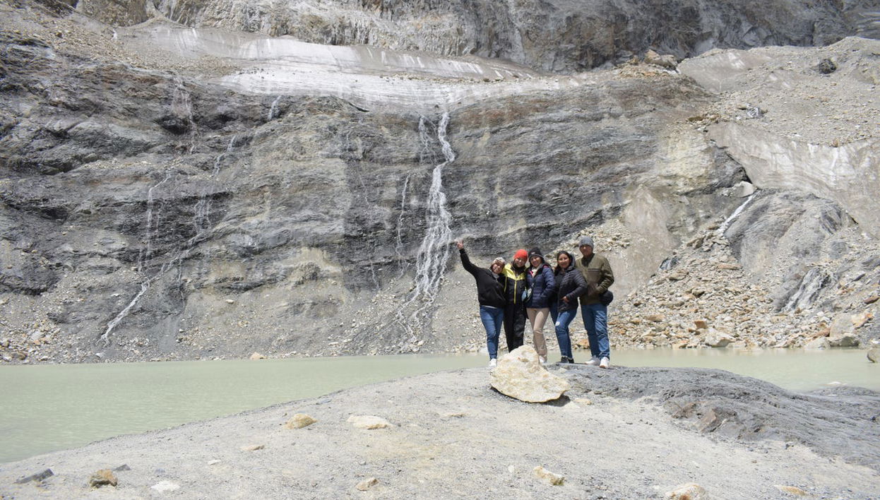 Randonnée sur la montagne enneigée de Charquini - Photo 1