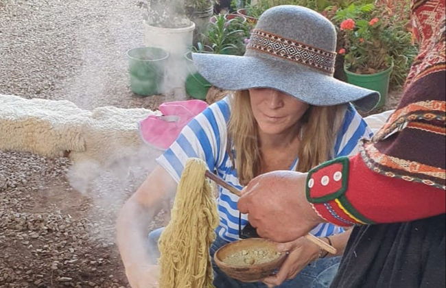 Visite au sein de la communauté Racchi Ayllu + Atelier de tissage andin - Photo 3