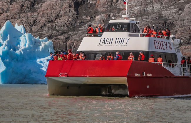 Balade en bateau sur le lac Grey avec visite de la plage et du glacier - Photo 8