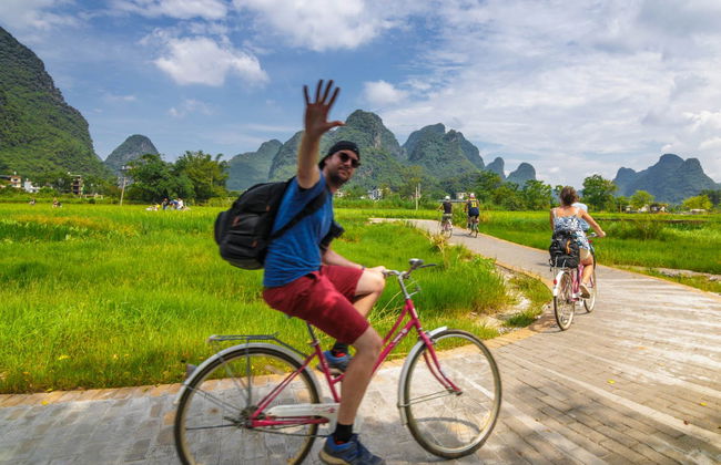 Guilin Bike & Bamboo Raft Private Tour - Photo 6