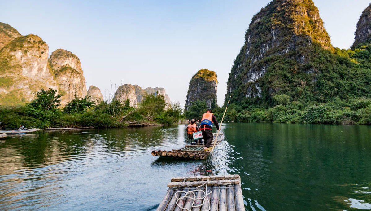 Guilin Bike & Bamboo Raft Private Tour - Photo 1