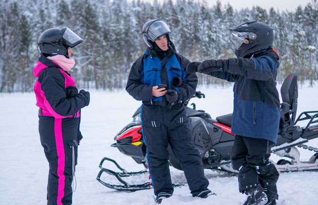 Aventura en moto de nieve por Rovaniemi - Foto 4