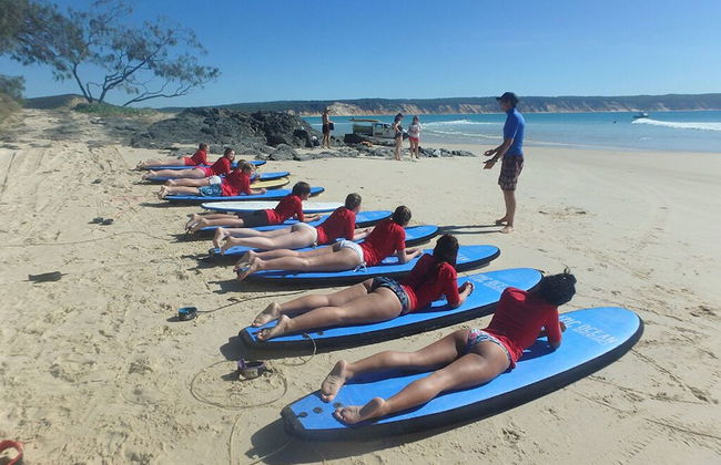 Curso de surfe em Double Island Point - Foto 2