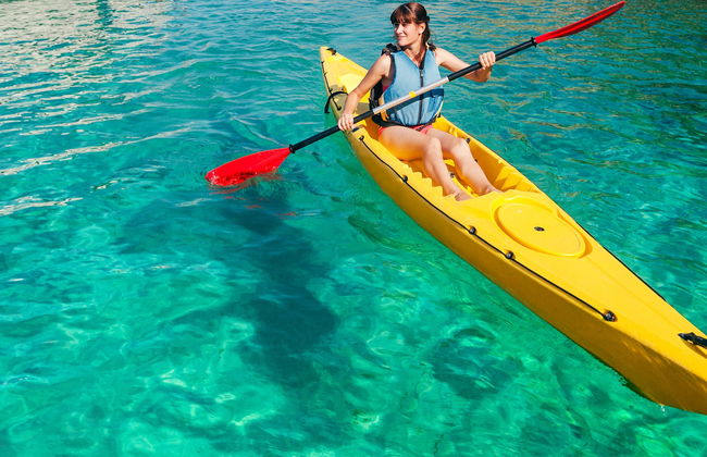 Kayak y snorkel en la playa de La Rijana - Foto 6