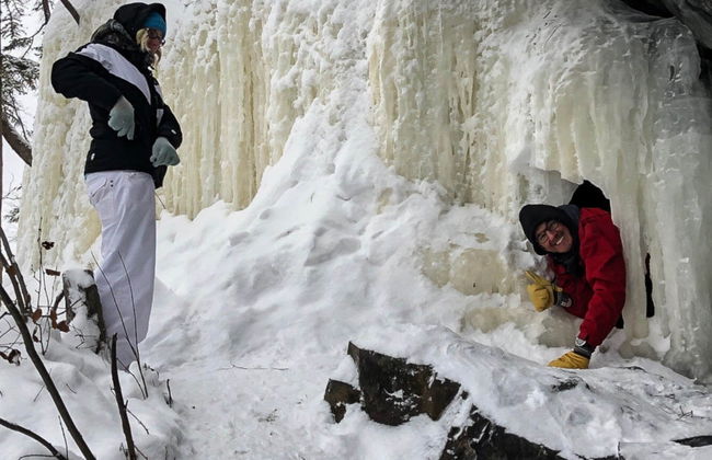 Paseo con raquetas de nieve por Great Slave Lake - Foto 2