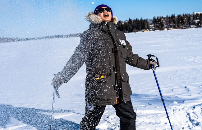 Paseo con raquetas de nieve por Great Slave Lake - Foto 10