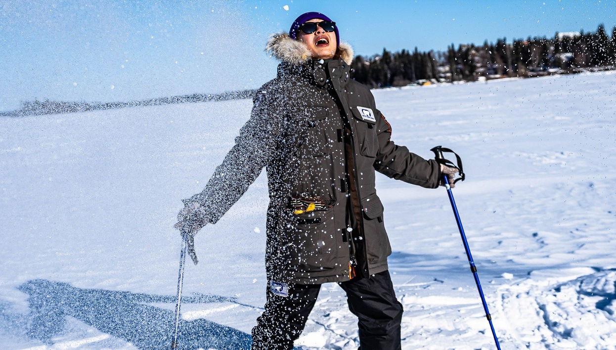 Snowshoeing Trip on Great Slave Lake