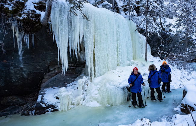 Paseo con raquetas de nieve por Great Slave Lake - Foto 9