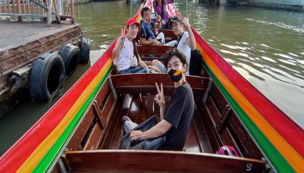 Bangkok e-Scooter and Longtail Boat Tour - Foto 3