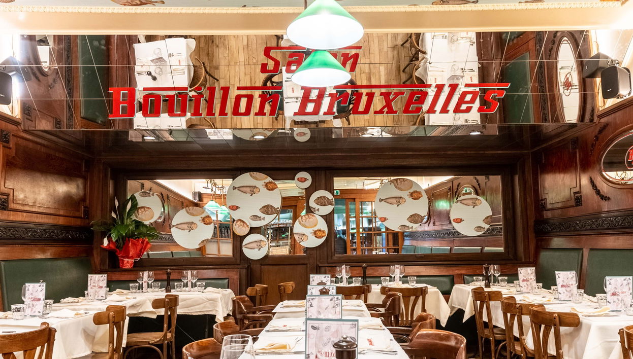 Déjeuner ou dîner belge au restaurant Bouillon Bruxelles