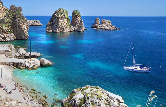 Day Trip to Zíngaro Natural Reserve & Faraglioni di Scopello - Photo 3