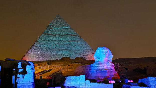 Espectáculo de Som e Luz nas Pirâmides - Foto 2