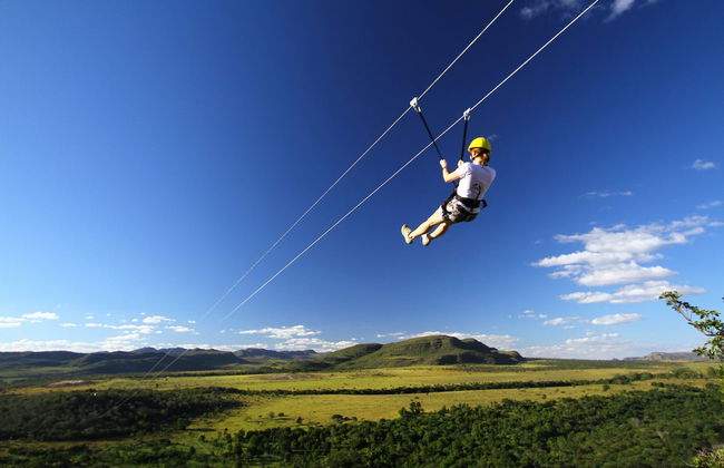 Traversée en tyrolienne dans la Chapada dos Veadeiros - Photo 1