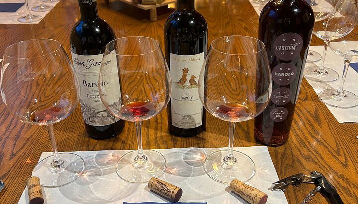 Viele Flaschen zum Probieren