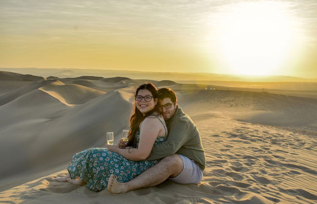 Piquenique no deserto de Ica + Sandboarding - Foto 3