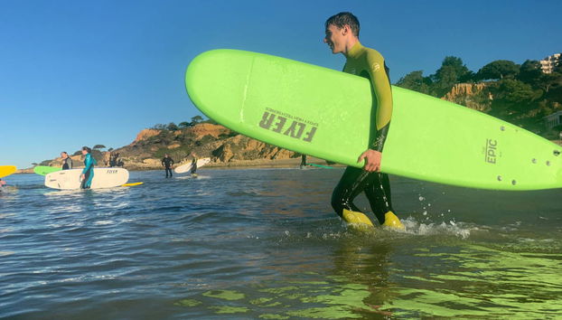 Con la tabla a cuestas