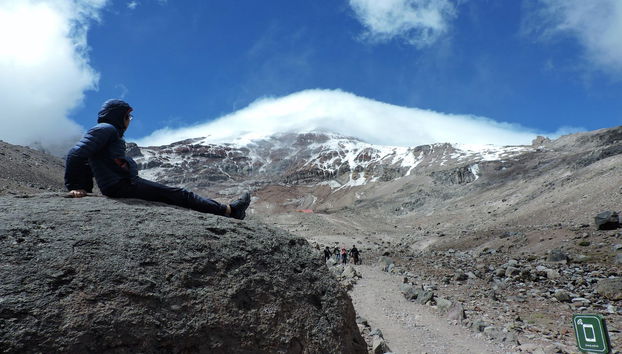 Views of the Chimborazo Volcano