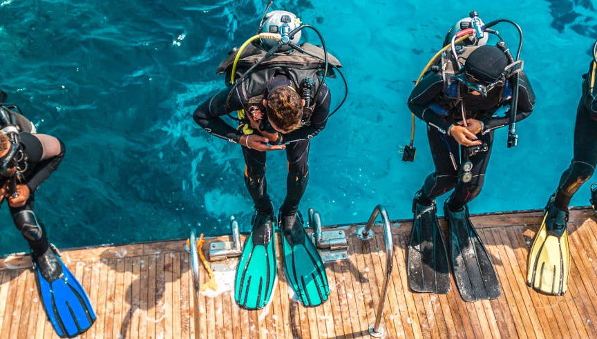 Batismo de mergulho na Ilha do Sal