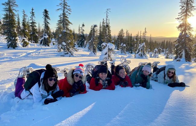 Passeio com raquetes de neve pelo Parque Pallas-Yllästunturi - Foto 5