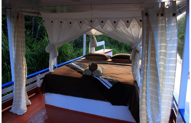 Crucero privado por Borneo con avistamiento de orangutanes en barco superior - Foto 7