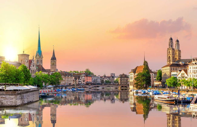 Visite dans Zurich au coucher du soleil + Dîner de fondue - Photo 1