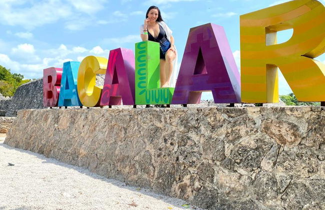 Bootsfahrt durch die Bacalar-Lagune - Tour - Foto 5