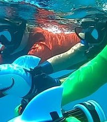 Photo - Scooter sous-marin à Tahiti