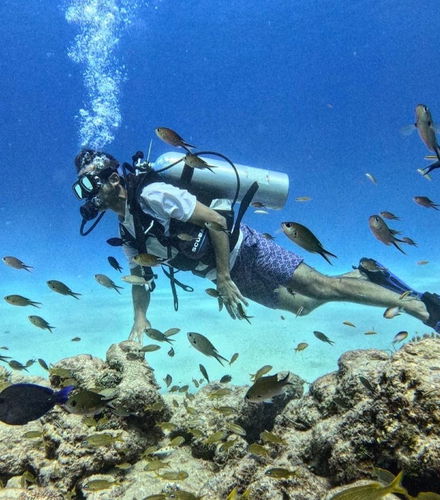 Foto de Bautismo de buceo en San Andrés