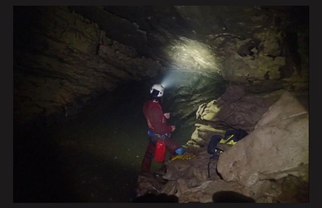 Espeleología en la gruta del Manto Sagrado - Foto 4