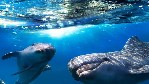 Dolphin & Whale Watching in a Glass Bottom Boat - Foto 3