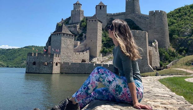 Disfrutando de la excursión a la Fortaleza de Golubac