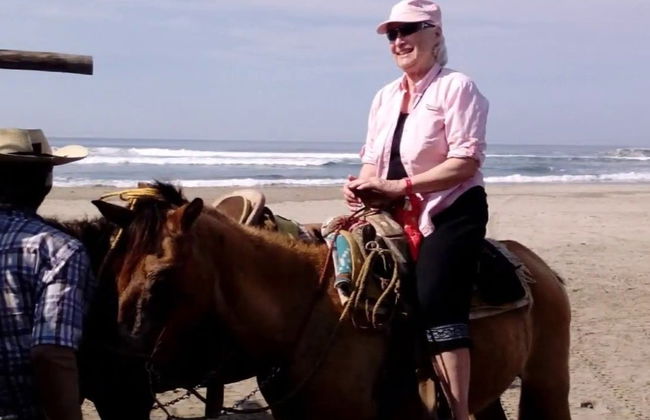 Balade à cheval sur la plage de Bonfil - Photo 5