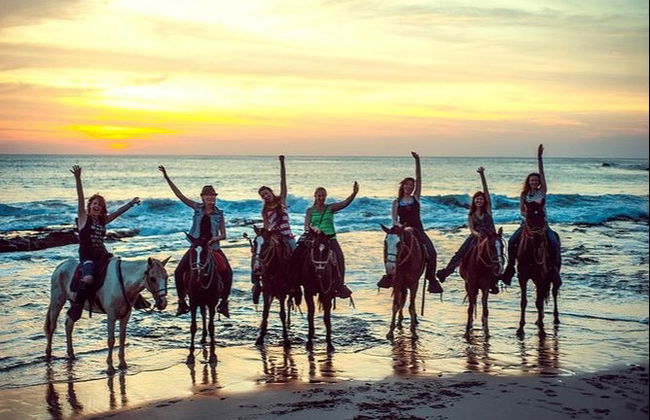 Balade à cheval sur la plage de Bonfil - Photo 2