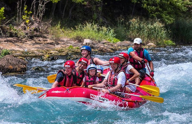 Rafting, rapel e tirolesa no cânion Koprulu - Foto 2