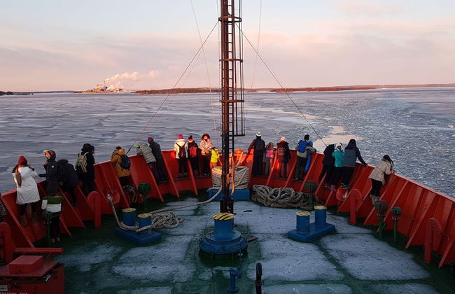 Paseo en barco rompehielos + Flotación en el mar de Botnia - Foto 5
