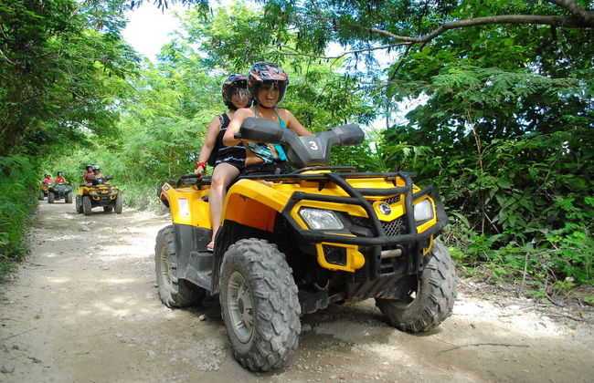 Balade en quad dans la jungle maya + Circuit de tyroliennes - Photo 1