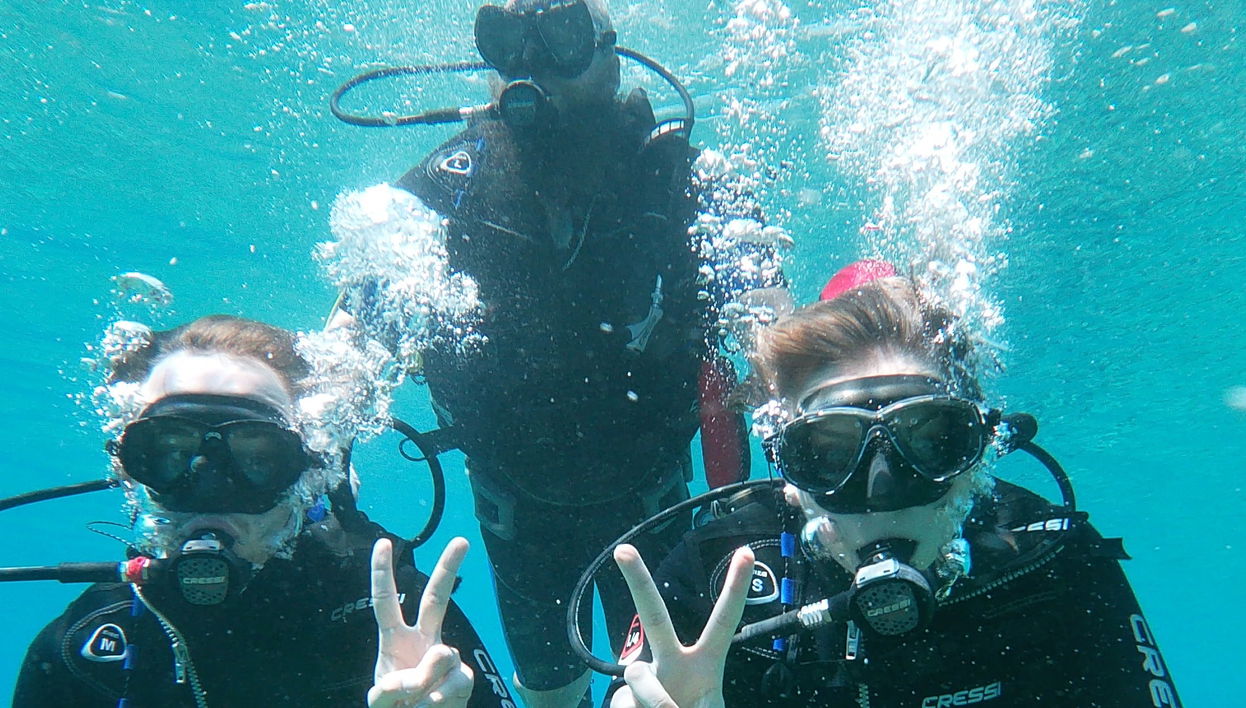 Bautismo de buceo en Agia Pelagia