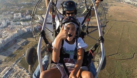 Paramotoring in the Algarve