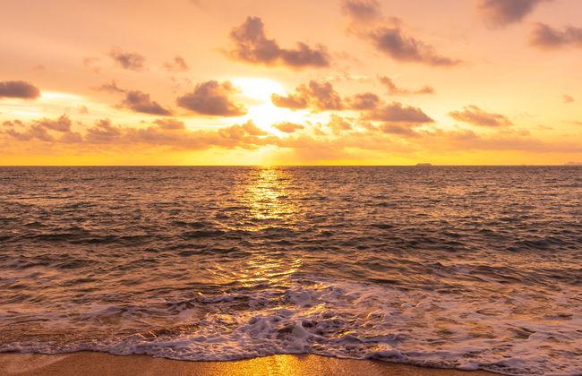 Coucher de soleil sur la plage de Boca da Barra - Photo 5