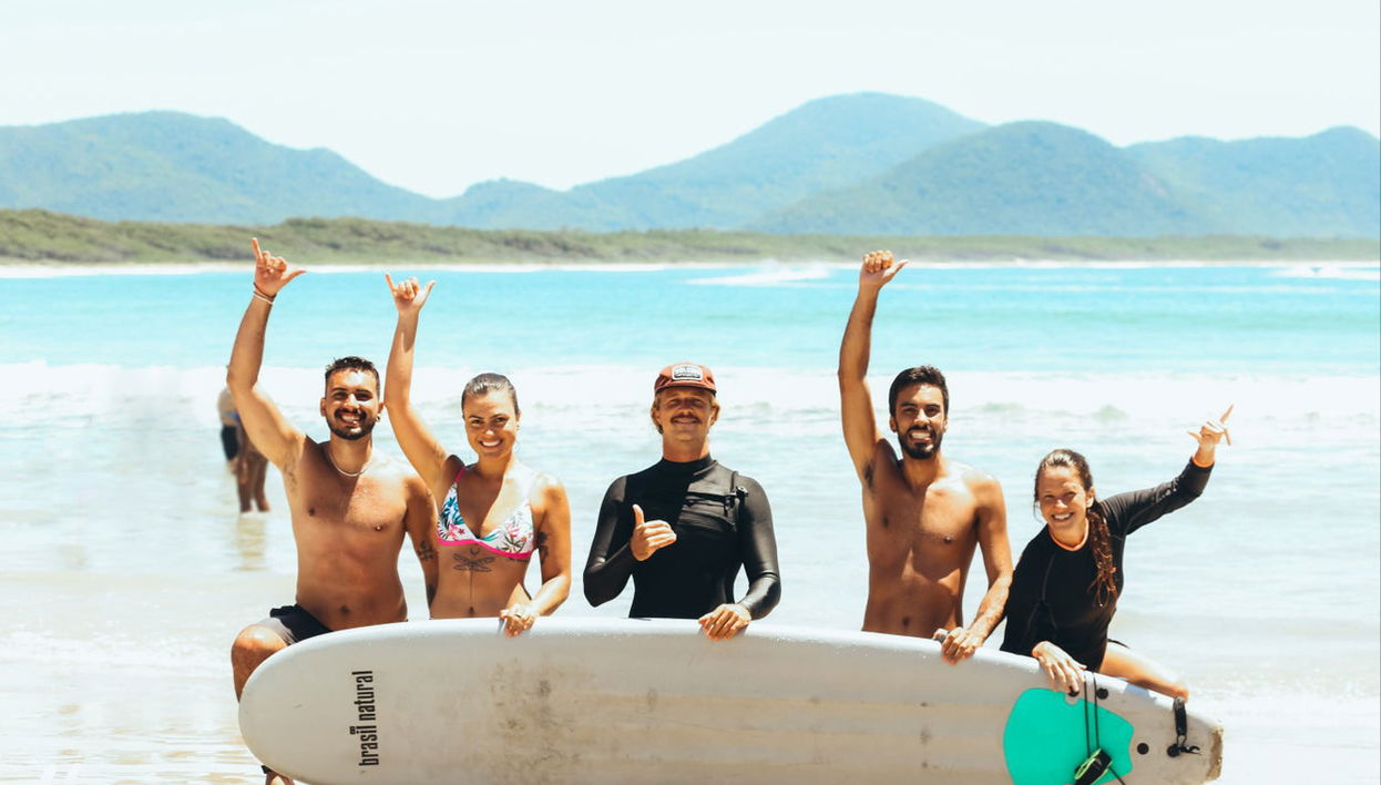 Curso de surf en Barra da Lagoa - Foto 1