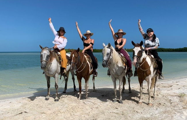 Balade à cheval à Holbox - Photo 2