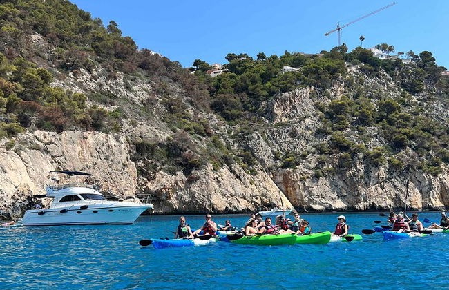 Kayak Granadella Excursión Guiada en sus cuevas y Cala en Caló - Foto 7